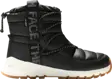 The North Face Thermoball Lace Up Waterproof -talvikenkä naisille, musta tikattu päällinen