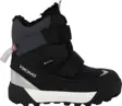 Viking Expower Warm GORE-TEX -lasten talvikenkä mustana, tarranauhat edessä