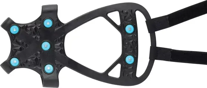 Nordic Grip Running & Hiking -liukuesteet, musta kumirunko ja volframipiikit