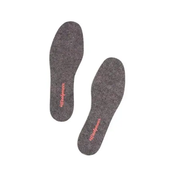 Woolpower Felt Insoles -huopapohjalliset harmaana