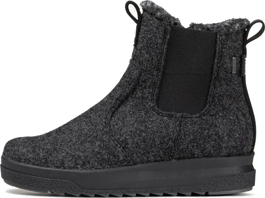 Pomar Kevo GORE-TEX -talvinilkkuri naisille, harmaa villahuopa ja musta kärki