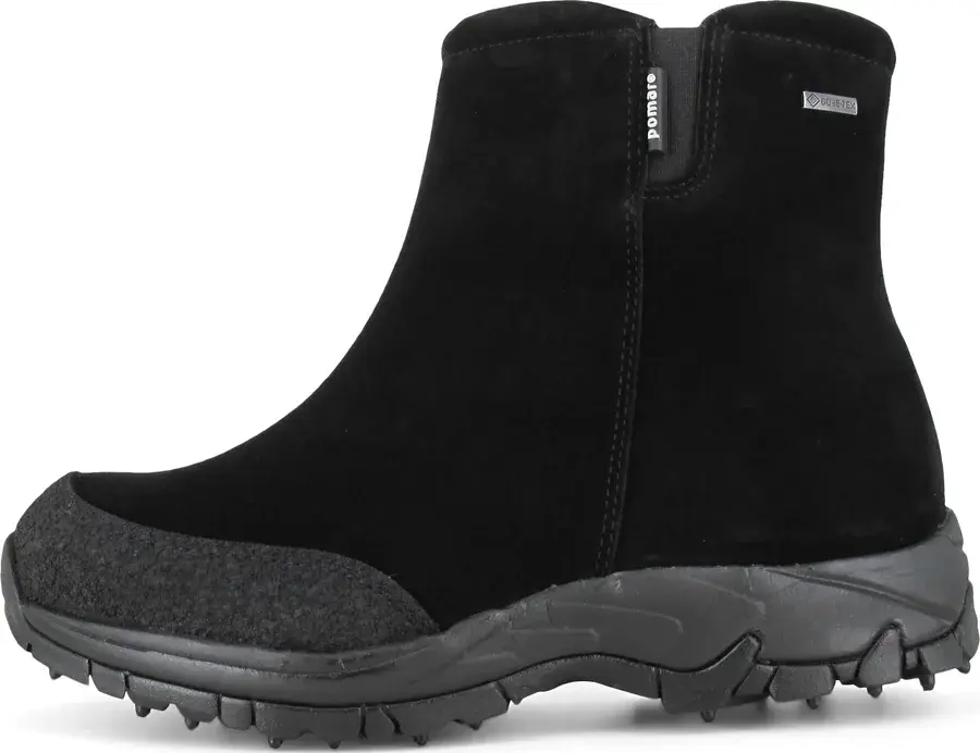 Pomar Alppi Spike GORE-TEX -naisten nastanilkkuri mustaa mokkaa
