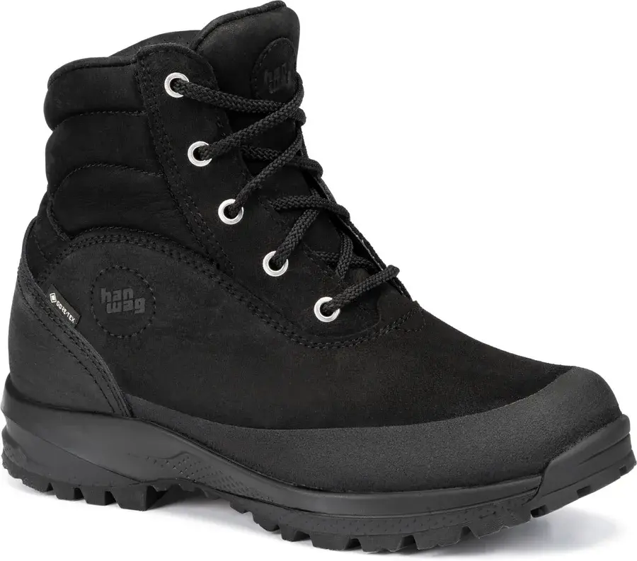 Hanwag Anvik II Lady GORE-TEX -talvisaapas naisille, musta mokkanahka