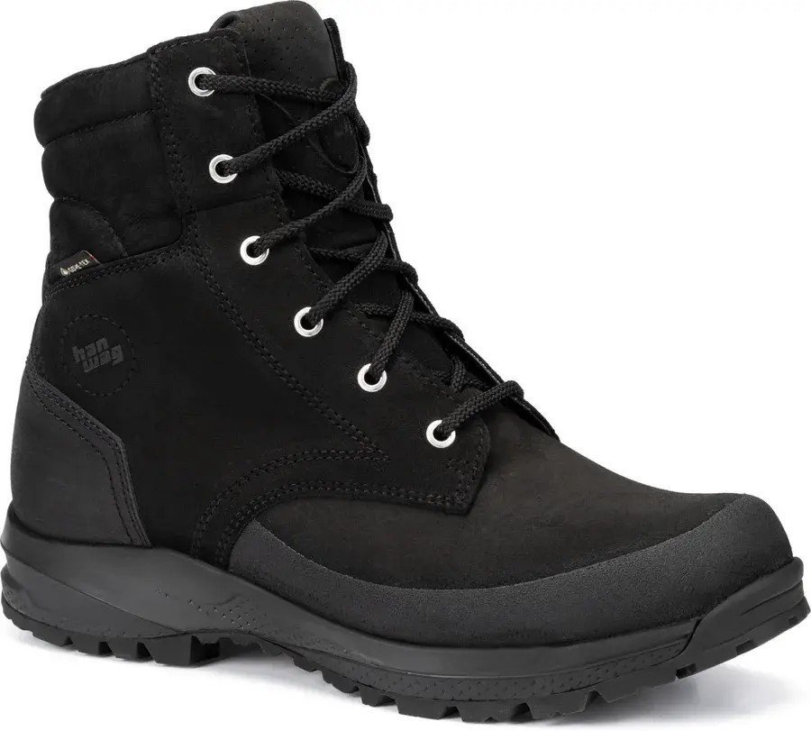 Hanwag Anvik II GORE-TEX -talvisaapas miehille, musta mokkanahka
